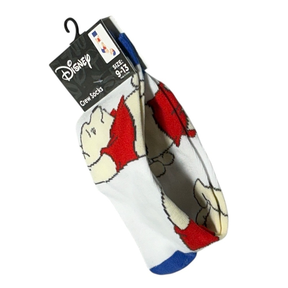 Winnie the Pooh Crew Socks Disney Fun Novelty Adult Unisex Mens One Size 9-13 - Picture 8 of 16